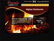 Tablet Screenshot of pamirkabobhouse.com